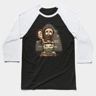 The Silence of the Vegetables Baseball T-Shirt